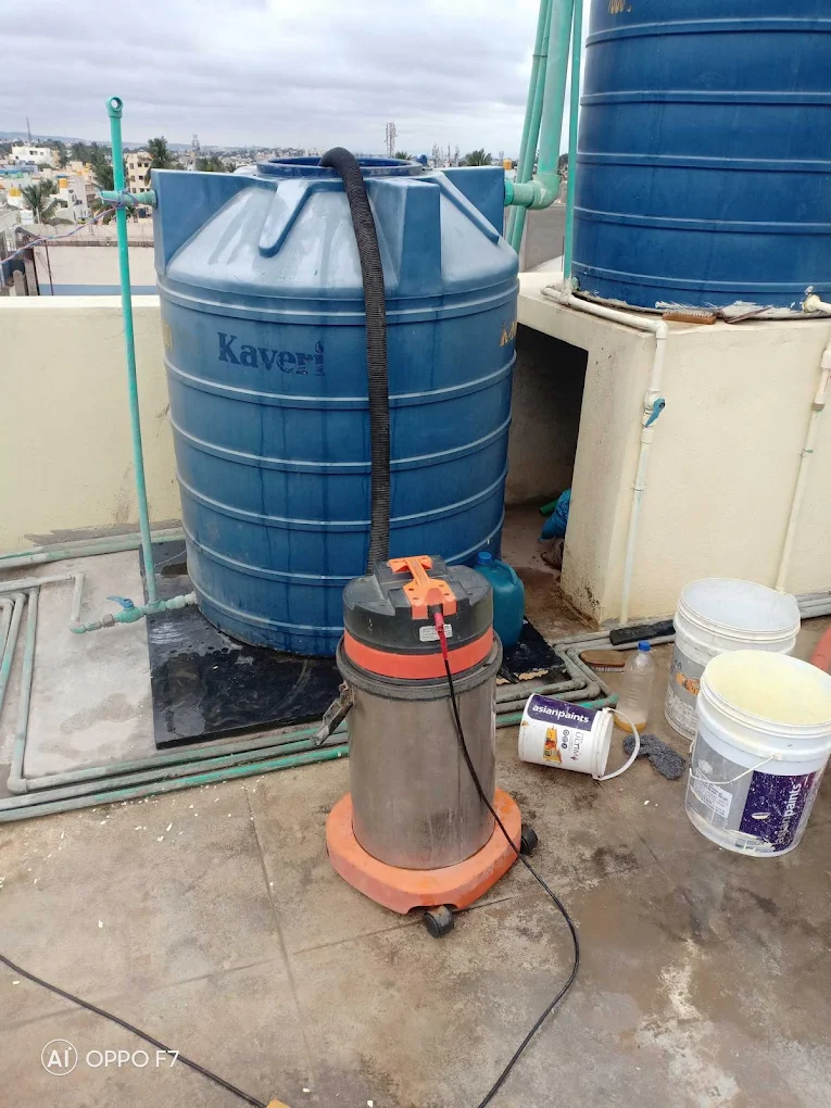 Overhead water tank cleaning Bangalore